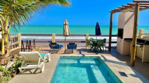 Casa duplex beira mar com caseiro de cortesia em Maceió